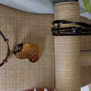 Ave Maria Heart Necklace And Bracelet With Cross